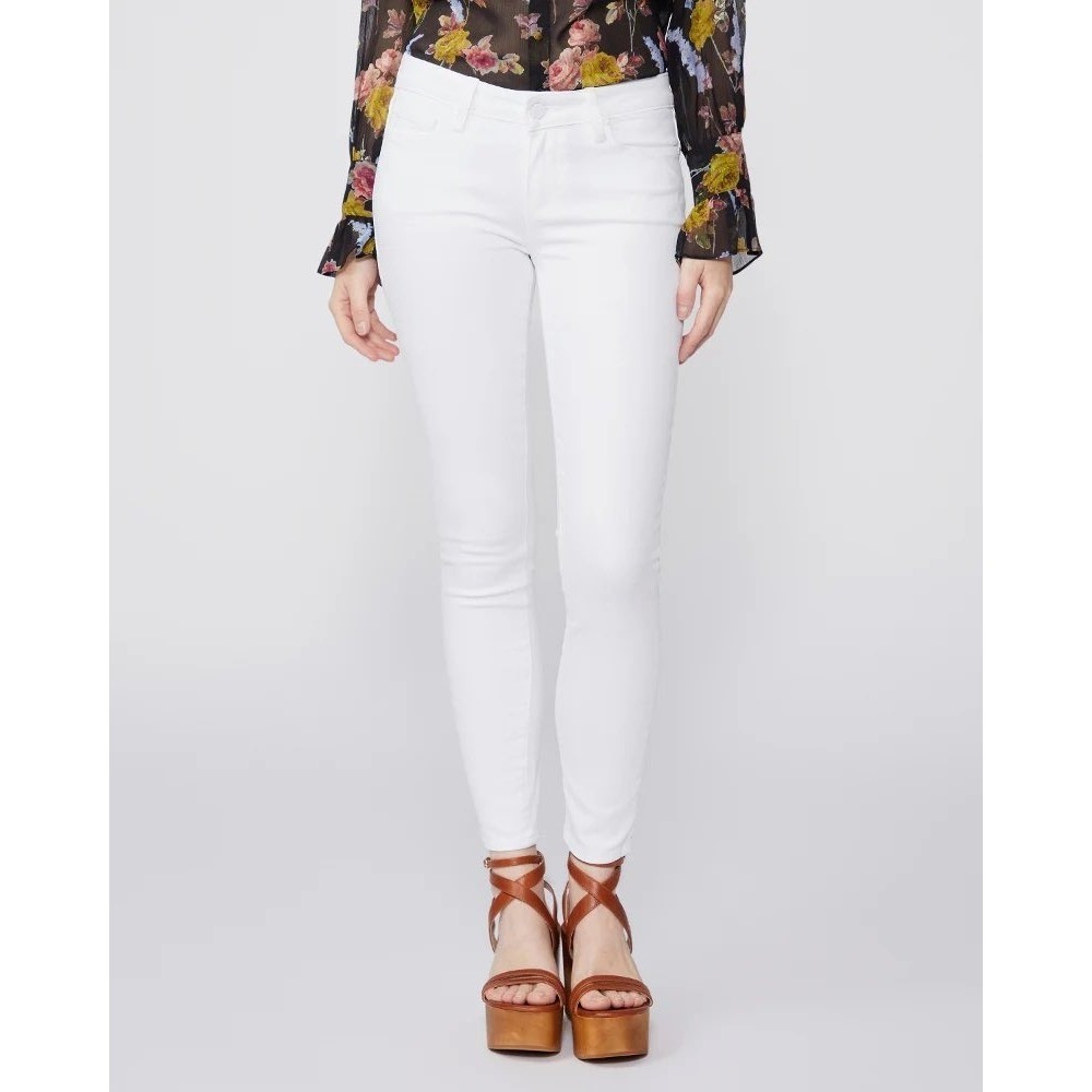 Paige Hoxton Ankle White High Rise Skinny Jeans Size 27 Made in USA